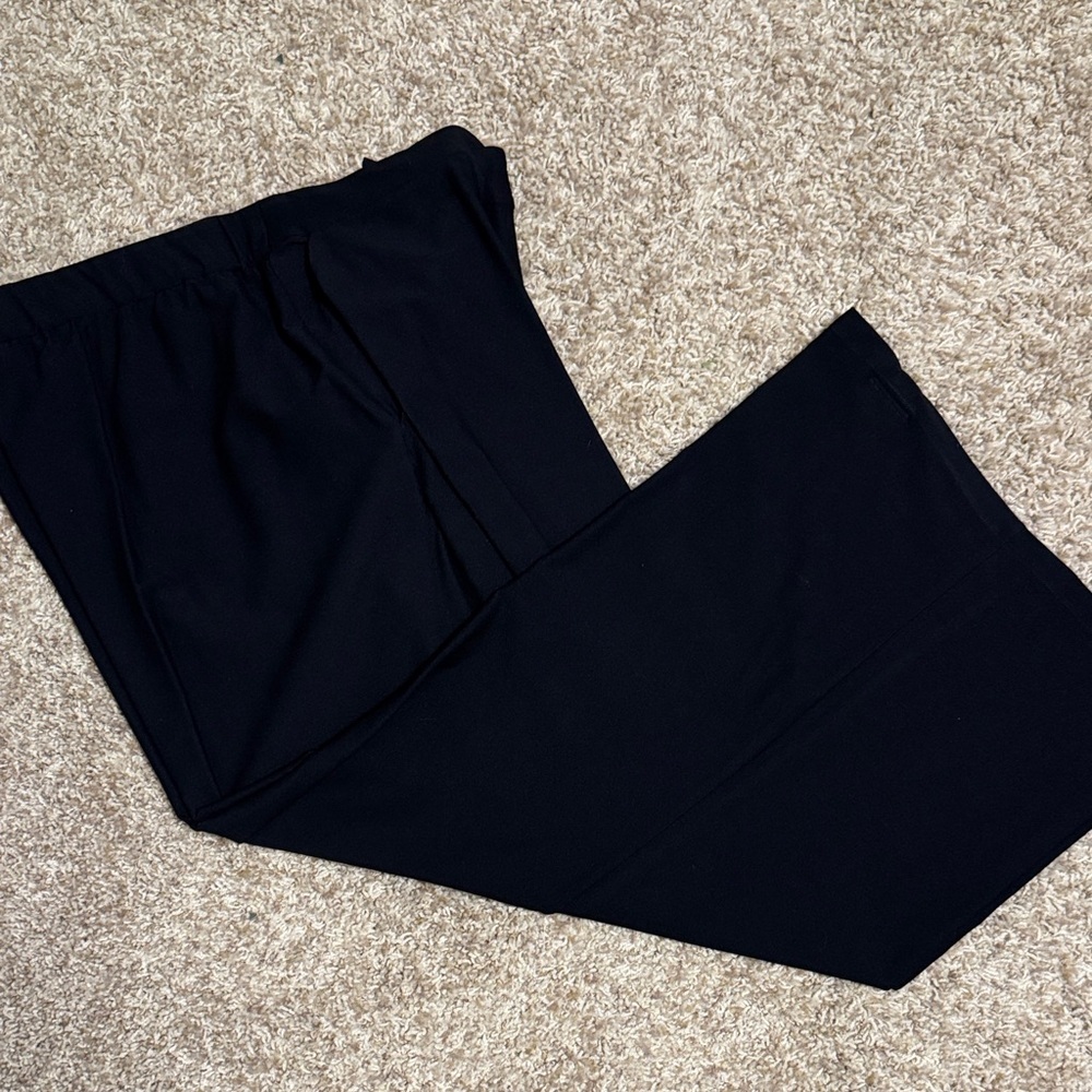 Eileen Fisher Wide-Leg Pants black, size 16